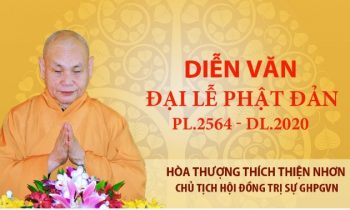 Diễn văn Phật Đản PL.2564 – DL.2020 của Hòa thượng Chủ tịch HĐTS GHPGVN