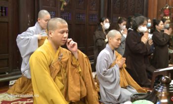 Khoá lễ tụng Kinh Địa Tạng Đà La Ni chùa Vạn Niên đầu năm cứu độ chúng sinh khổ đau hoạn nạn